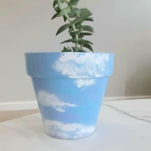 Sky-Themed Pot (6 inches)