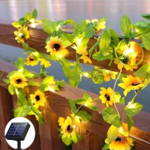Sunflower solar lights